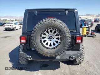 2018 Jeep Wrangler Sport with VIN 1C4GJXAG0JW213206, listed as a Copart auction lot 73032464 with 42,735 mi miles and Salvage Title. Bid and sale history available at DreamBid. Image 6.