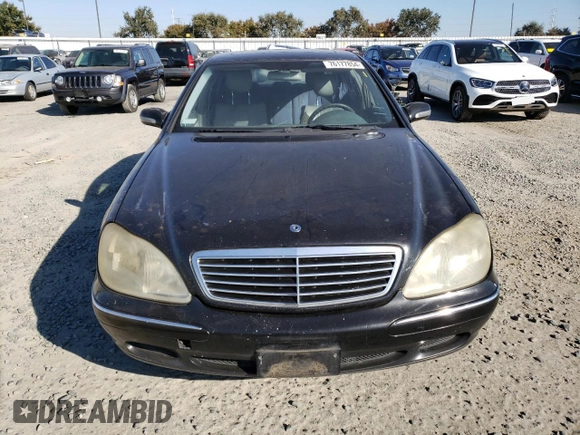 2000 Mercedes-Benz S-Class with VIN WDBNG70J9YA057014, listed as a Copart auction lot 76177854 with 0 mi miles and Clean Title. Bid and sale history available at carsss.com. Image 5.