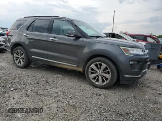 2019 Ford Explorer Limited with VIN 1FM5K8F85KGB16005, listed as a Copart auction lot 58965635 with 141,224 mi miles and Salvage title. Bid and sale history available at DreamBid. Image 4.