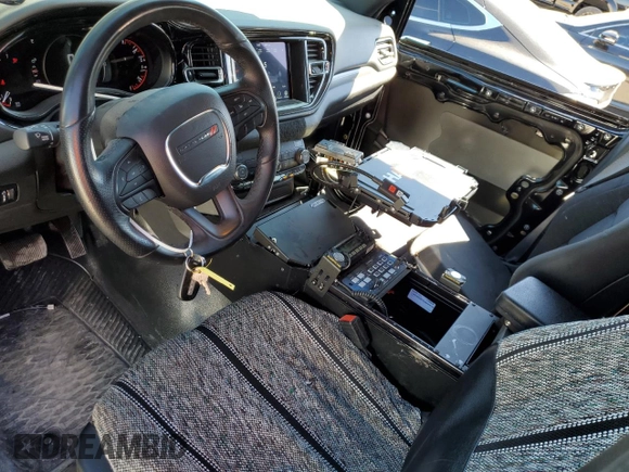 2023 Dodge Durango Pursuit with VIN 1C4RDJFG8PC605155, listed as a Copart auction lot 50243075 with 25,883 mi miles and Salvage title. Bid and sale history available at DreamBid. Image 8.