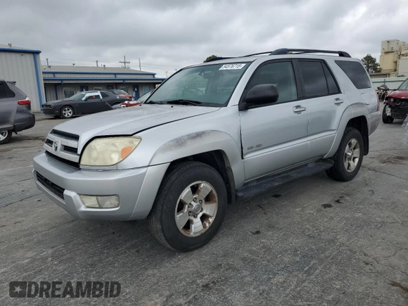 2004 Toyota 4Runner SR5 with VIN JTEBU14R840047533, listed as a Copart auction lot 54576715 with 276,459 mi miles and Clean Title. Bid and sale history available at DreamBid. Image 1.