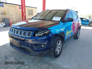 2017 Jeep Compass Latitude with VIN 3C4NJDBBXHT679623, listed as a IAAI auction lot 41810574 with 158,655 mi miles and . Bid and sale history available at DreamBid. Image 2.