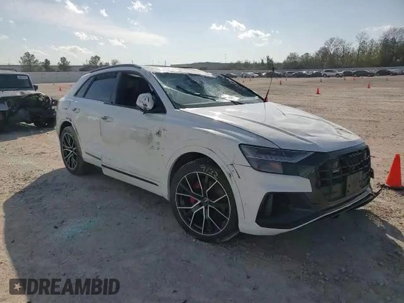 2022 Audi Q8 Prestige with VIN WA1FVBF17ND009750, listed as a Copart auction lot 41358603 with 19,802 mi miles. Bid and sale history available at carsss.com. Image 12.
