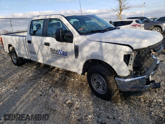 2022 Ford F-250 XL with VIN 1FT7W2A60NEC59187, listed as a Copart auction lot 41717955 with 77,080 mi miles and Salvage title. Bid and sale history available at DreamBid. Image 4.