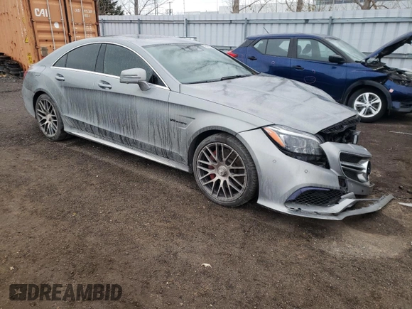 2015 Mercedes-Benz CLS-Class CLS 63 AMG S-Model with VIN WDDLJ7GB9FA154967, listed as a Copart auction lot 75459713 with 155,982 mi miles. Bid and sale history available at carsss.com. Image 4.