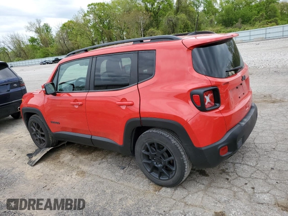 2020 Jeep Renegade Altitude with VIN ZACNJABB1LPL26831, listed as a Copart auction lot 48504324 with 30,462 mi miles and Salvage Title. Bid and sale history available at DreamBid. Image 2.