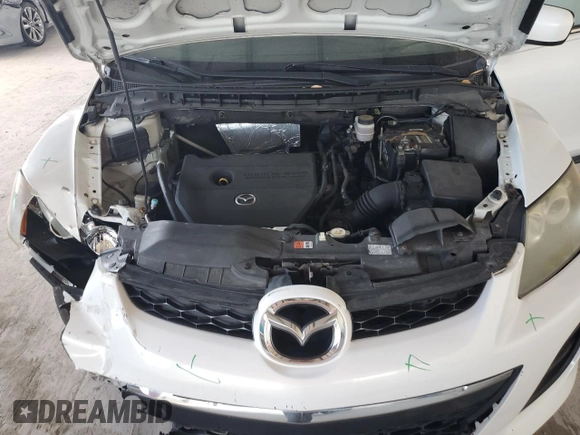 2010 Mazda CX-7 Sport with VIN JM3ER2W5XA0343000, listed as a Copart auction lot 51587135 with 103,740 mi miles and Salvage Title. Bid and sale history available at carsss.com. Image 12.
