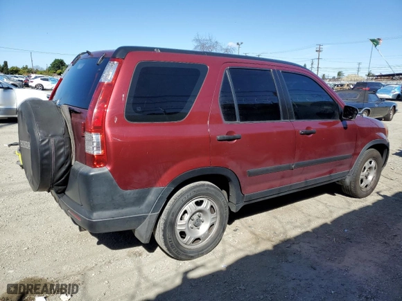 2005 Honda CR-V LX with VIN JHLRD68565C018820, listed as a Copart auction lot 51703555 with 204,699 mi miles and Clean Title. Bid and sale history available at carsss.com. Image 3.