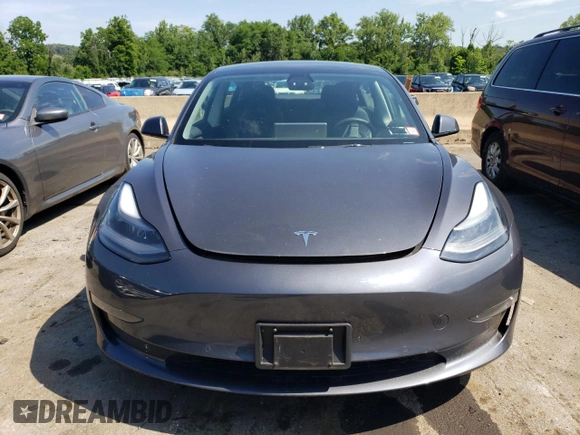 2022 Tesla Model 3 Long Range with VIN 5YJ3E1EB5NF105785, listed as a Copart auction lot 61304654 with 37,306 mi miles and Salvage Title. Bid and sale history available at DreamBid. Image 5.