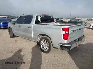 2020 Chevrolet Silverado 1500 Custom with VIN 1GCPWBEF4LZ148741, listed as a IAAI auction lot 41148846 with 108,151 mi miles. Bid and sale history available at carsss.com. Image 3.