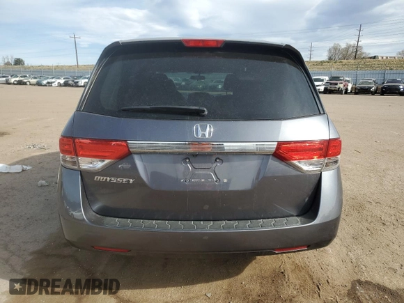 2016 Honda Odyssey LX with VIN 5FNRL5H28GB119525, listed as a Copart auction lot 50914835 with 87,210 mi miles and Salvage Title. Bid and sale history available at DreamBid. Image 6.