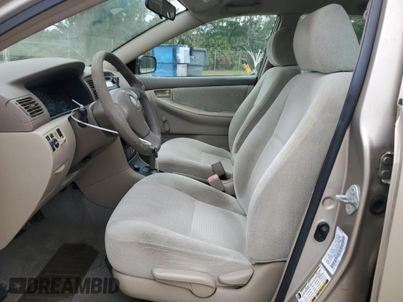 2006 Toyota Corolla CE with VIN 1NXBR32E26Z633427, listed as a Copart auction lot 56577035 with 132,629 mi miles and Clean Title. Bid and sale history available at DreamBid. Image 7.