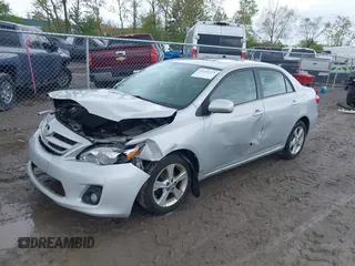 2013 Toyota Corolla L with VIN 2T1BU4EE6DC933955, listed as a IAAI auction lot 42193315 with 109,814 mi miles and . Bid and sale history available at DreamBid. Image 2.