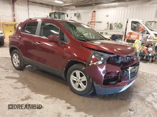 2017 Chevrolet Trax LT with VIN 3GNCJLSBXHL223940, listed as a IAAI auction lot 41998080 with 121,448 mi miles and . Bid and sale history available at carsss.com. Image 1.