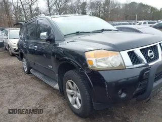 2008 Nissan Armada SE z VIN 5N1AA08C08N617571, wystawiony jako IAAI lot #41766604 z przebiegiem Nie podano mil oraz . Historia ofert i sprzedaży dostępna na DreamBid. Obrazek 1.