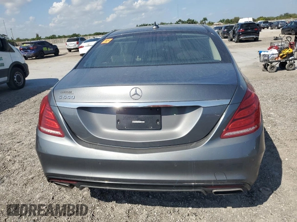 2017 Mercedes-Benz S 550 with VIN WDDUG8CB6HA340211, listed as a Copart auction lot 48356115 with Not Provided miles and Salvage Title. Bid and sale history available at carsss.com. Image 6.