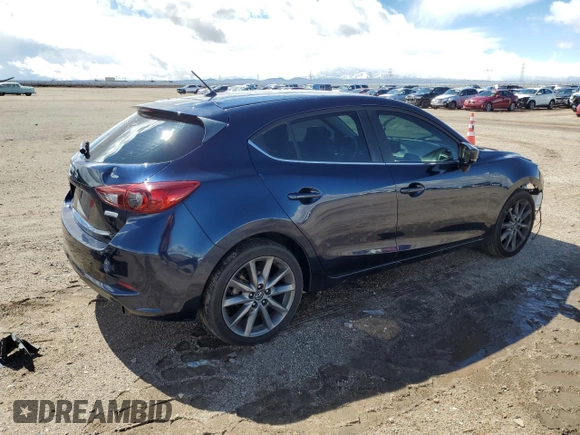2018 Mazda 3 Touring with VIN 3MZBN1L33JM270101, listed as a Copart auction lot 49101765 with 187,754 mi miles and Salvage Title. Bid and sale history available at carsss.com. Image 3.