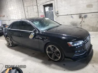2015 Audi S4 Premium Plus with VIN WAUBGAFL8FA029886, listed as a Copart auction lot 64437204 with 87,790 mi miles and Salvage Title. Bid and sale history available at carsss.com. Image 4.