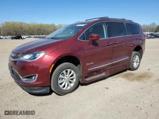 2017 Chrysler Pacifica Touring-L with VIN 2C4RC1BG8HR809357, listed as a Copart auction lot 50349265 with 74,349 mi miles and Salvage Title. Bid and sale history available at carsss.com. Image 1.