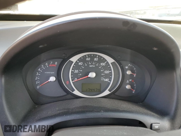 2007 Hyundai Tucson SE with VIN KM8JN12D27U493464, listed as a Copart auction lot 47268715 with 174,474 mi miles and Salvage Title. Bid and sale history available at carsss.com. Image 9.