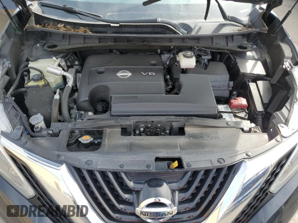 2018 Nissan Murano SL with VIN 5N1AZ2MH1JN141407, listed as a Copart auction lot 49082455 with 92,050 mi miles and Salvage Title. Bid and sale history available at DreamBid. Image 12.