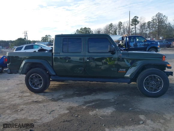 2023 Jeep Gladiator Overland with VIN 1C6HJTFG9PL507484, listed as a IAAI auction lot 41486457 with 54,871 mi miles. Bid and sale history available at carsss.com. Image 14.