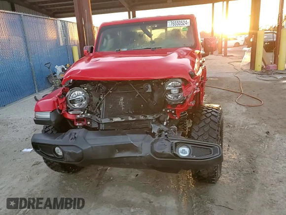 2022 Jeep Gladiator Sport S z VIN 1C6HJTAG8NL149010, wystawiony jako Copart lot #76550524 z przebiegiem 15 181 mil mil oraz Szkoda całkowita • Salvage title. Historia ofert i sprzedaży dostępna na DreamBid. Obrazek 15.