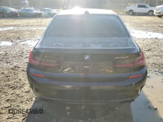 2022 BMW 3 Series M340i xDrive with VIN 3MW5U9J09N8C36136, listed as a Copart auction lot 76598524 with 45,311 mi miles and Salvage Title. Bid and sale history available at carsss.com. Image 6.