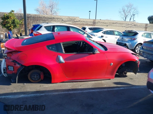 2017 Nissan 370Z with VIN JN1AZ4EH2HM951758, listed as a IAAI auction lot 41812951 with 1 mi miles. Bid and sale history available at carsss.com. Image 14.