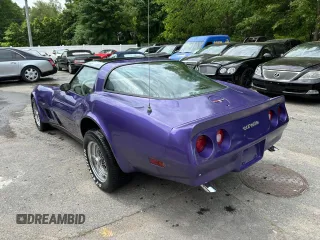 1980 Chevrolet Corvette with VIN 1Z876AS421254, listed as a Copart auction lot 59324415 with 57,651 mi miles and Clean title. Bid and sale history available at DreamBid. Image 3.