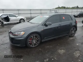 2017 Volkswagen Golf GTI S with VIN 3VW447AU1HM055885, listed as a Copart auction lot 66613024 with 54,028 mi miles and Salvage Title. Bid and sale history available at carsss.com. Image 1.