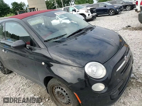 2015 FIAT 500 Pop with VIN 3C3CFFDR4FT663093, listed as a Copart auction lot 60199925 with 116,500 mi miles and Clean title. Bid and sale history available at DreamBid. Image 13.