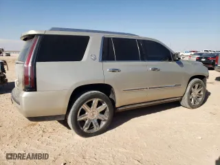 2015 Cadillac Escalade Premium with VIN 1GYS4CKJ8FR221557, listed as a Copart auction lot 46047345 with 155,020 mi miles and Salvage Title. Bid and sale history available at carsss.com. Image 3.