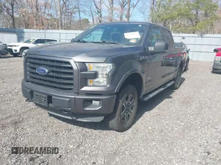 2015 Ford F-150 XLT with VIN 1FTEW1EG5FFB65192, listed as a IAAI auction lot 41784691 with 156,441 mi miles and . Bid and sale history available at DreamBid. Image 2.