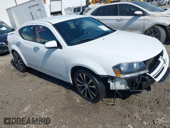 2013 Dodge Avenger SXT with VIN 1C3CDZCG2DN508594, listed as a IAAI auction lot 41771945 with 104,924 mi miles and . Bid and sale history available at DreamBid. Image 1.