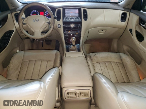 2009 Infiniti EX Journey with VIN JNKAJ09F89M951835, listed as a Copart auction lot 71308344 with 121,617 mi miles and Salvage title. Bid and sale history available at DreamBid. Image 8.