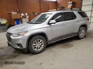 2019 Chevrolet Traverse LT Cloth with VIN 1GNEVGKW6KJ151883, listed as a Copart auction lot 42371715 with 90,877 mi miles and Salvage Title. Bid and sale history available at carsss.com. Image 1.