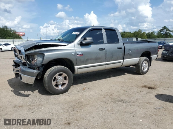 2007 Dodge Ram 2500 SLT with VIN 3D7KS28A57G786627, listed as a Copart auction lot 65115804 with 282,198 mi miles and Salvage Title. Bid and sale history available at carsss.com. Image 1.