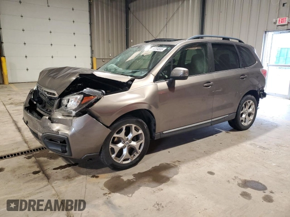 2018 Subaru Forester Touring z VIN JF2SJAWC4JH522454, wystawiony jako Copart lot #58204655 z przebiegiem 117 611 mil mil oraz Szkoda całkowita • Salvage title. Historia ofert i sprzedaży dostępna na DreamBid. Obrazek 1.