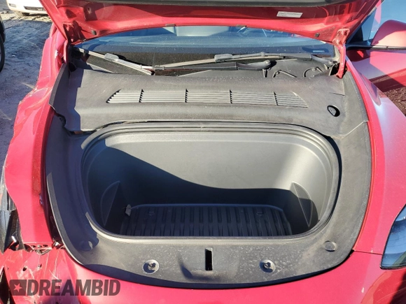 2022 Tesla Model Y Performance with VIN 7SAYGDEF2NF323142, listed as a Copart auction lot 48218235 with 43,524 mi miles and Salvage Title. Bid and sale history available at DreamBid. Image 12.