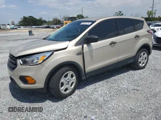 2017 Ford Escape S with VIN 1FMCU0F70HUD24801, listed as a Copart auction lot 59101215 with 53,718 mi miles and Salvage title. Bid and sale history available at DreamBid. Image 1.