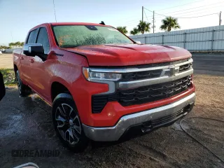 2024 Chevrolet Silverado 1500 LT with VIN 1GCPACEK3RZ331378, listed as a Copart auction lot 77314304 with Not Provided miles and Non Repairable. Bid and sale history available at DreamBid. Image 4.
