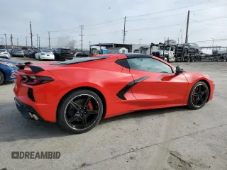 2021 Chevrolet Corvette 2LT with VIN 1G1YB2D41M5116427, listed as a Copart auction lot 49355255 with 9,316 mi miles and Salvage Title. Bid and sale history available at carsss.com. Image 3.
