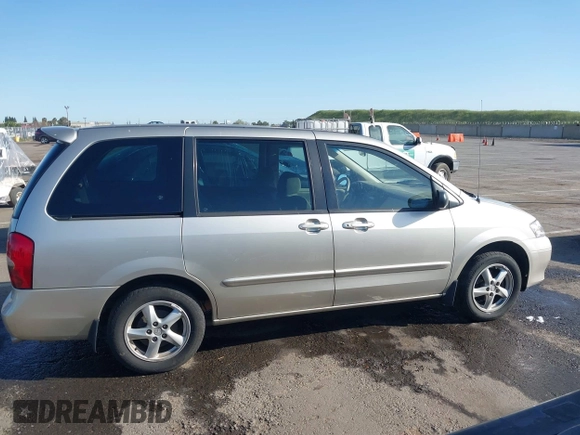 2003 Mazda MPV LX with VIN JM3LW28A930359444, listed as a IAAI auction lot 41949297 with 189,346 mi miles. Bid and sale history available at carsss.com. Image 14.