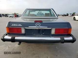 1983 Mercedes-Benz 380 SL with VIN WDBBA45A1DB026954, listed as a Copart auction lot 51531995 with 101,637 mi miles and Clean Title. Bid and sale history available at carsss.com. Image 6.