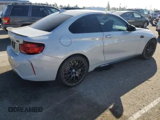 2021 BMW M2 Competition with VIN WBS2U7C00M7H17234, listed as a Copart auction lot 88370145 with 58,725 mi miles and Salvage Title. Bid and sale history available at carsss.com. Image 3.
