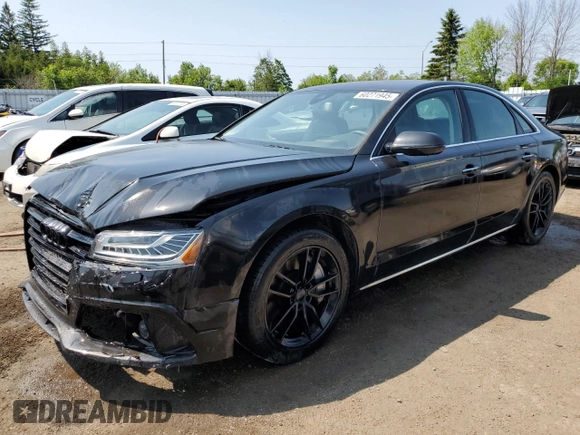 2017 Audi A8 with VIN WAUJ4AFD2HN001445, listed as a Copart auction lot 60271945 with 27,273 mi miles and Salvage title. Bid and sale history available at DreamBid. Image 1.