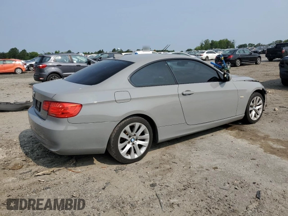 2011 BMW 3 Series 328i xDrive with VIN WBAKF5C57BE587053, listed as a Copart auction lot 59884105 with 222,564 mi miles and Clean title. Bid and sale history available at DreamBid. Image 3.