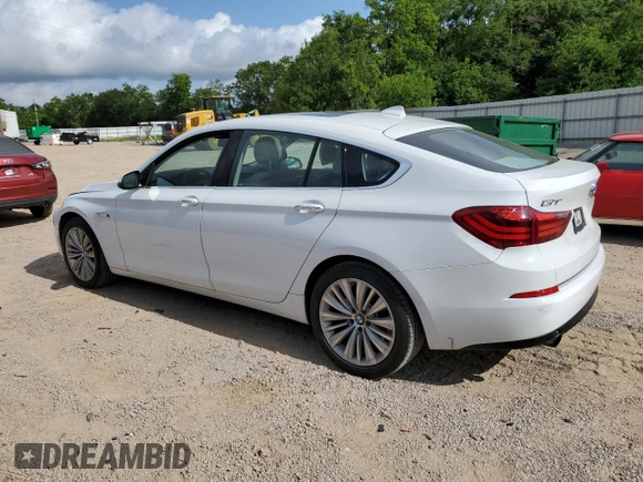 2015 BMW 5 Series 535i Gran Turismo with VIN WBA5M2C58FGH99149, listed as a Copart auction lot 57163285 with 124,610 mi miles and Salvage title. Bid and sale history available at DreamBid. Image 2.