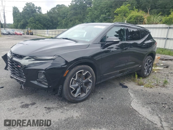 2020 Chevrolet Blazer RS with VIN 3GNKBERS2LS590940, listed as a Copart auction lot 59411645 with 85,108 mi miles and Salvage title. Bid and sale history available at DreamBid. Image 1.